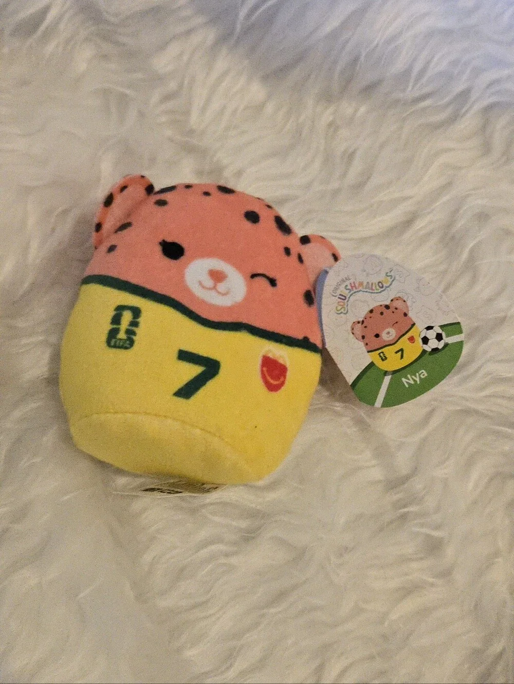 McDonald's Happy Meal Nya #7 Plush Soccer Squishmallow Fifa World Cup